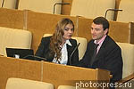 191.Антон и Алина Кабаева на заседании Государственной Думы, Москва, 4 июня 2008г. 